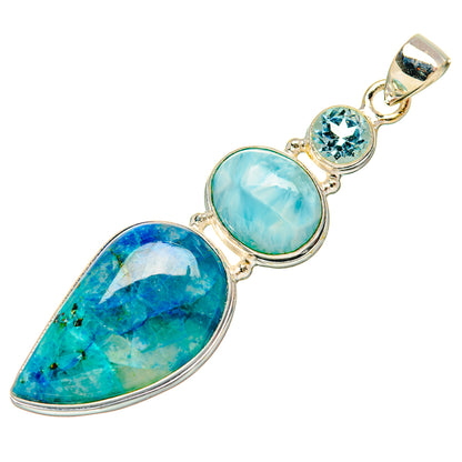 Apatite Pendants handcrafted by Ana Silver Co - PD32455 - Photo 2