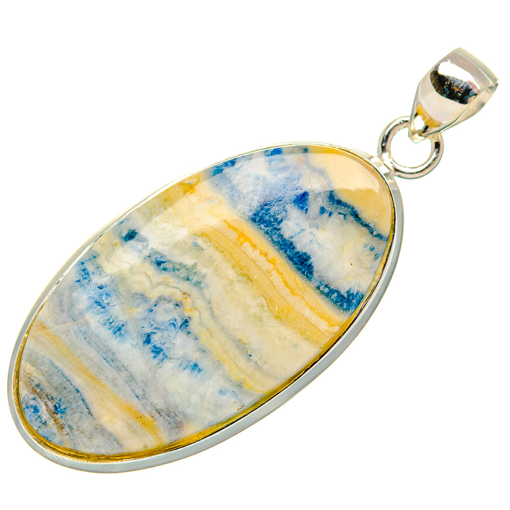 Blue Scheelite Pendants handcrafted by Ana Silver Co - PD32457 - Photo 2