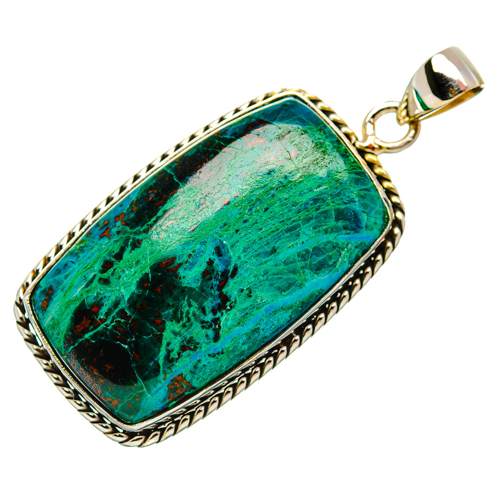 Shattuckite Pendants handcrafted by Ana Silver Co - PD32459 - Photo 2