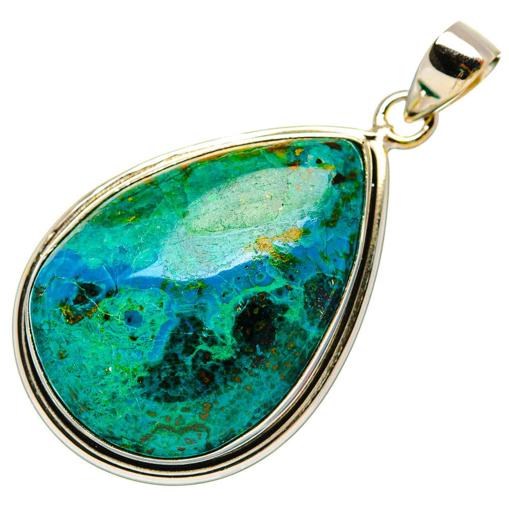 Chrysocolla Pendants handcrafted by Ana Silver Co - PD32465 - Photo 2