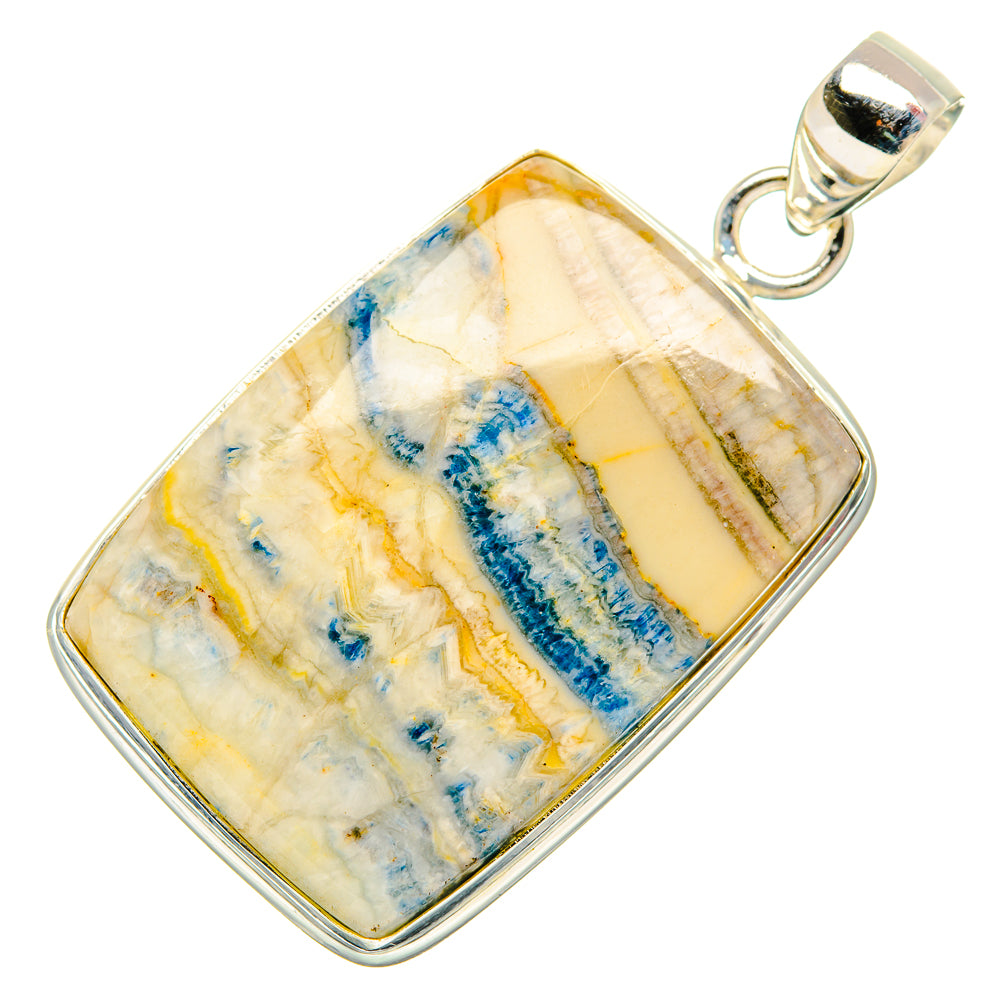 Blue Scheelite Pendants handcrafted by Ana Silver Co - PD32468 - Photo 2