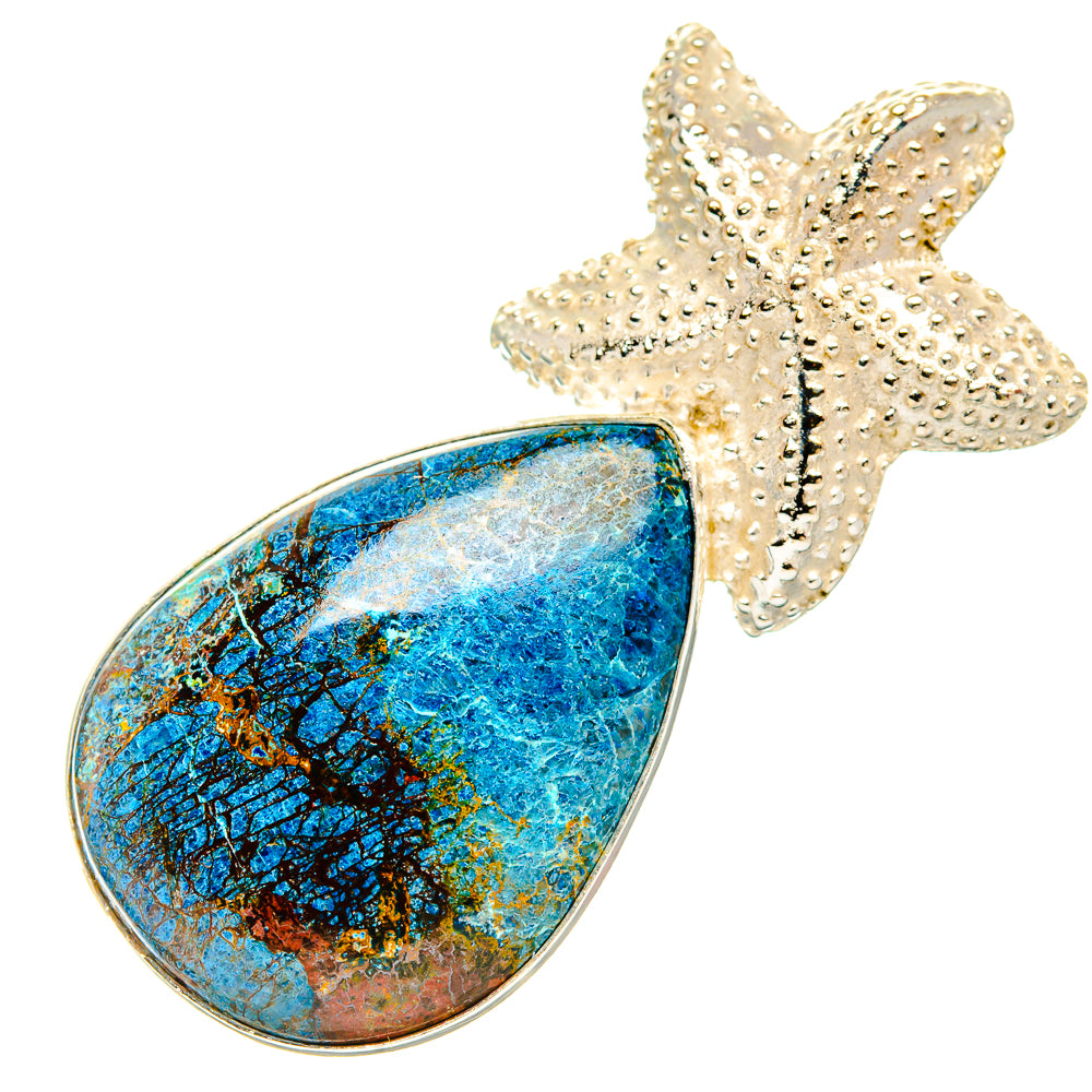 Azurite Pendants handcrafted by Ana Silver Co - PD32470 - Photo 2