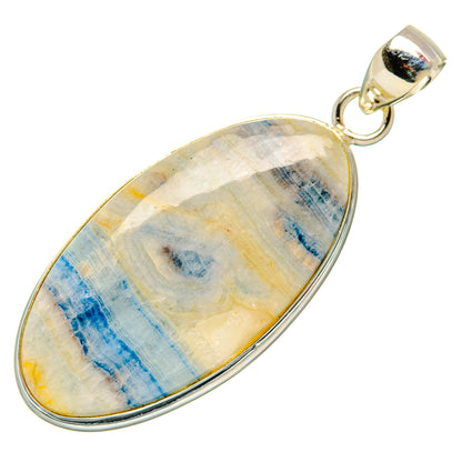 Blue Scheelite Pendants handcrafted by Ana Silver Co - PD32475 - Photo 2