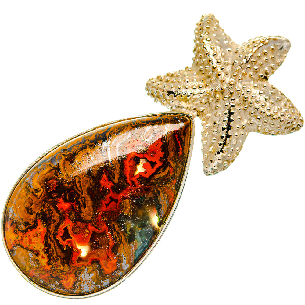 Moroccan Agate Pendants handcrafted by Ana Silver Co - PD32487 - Photo 2
