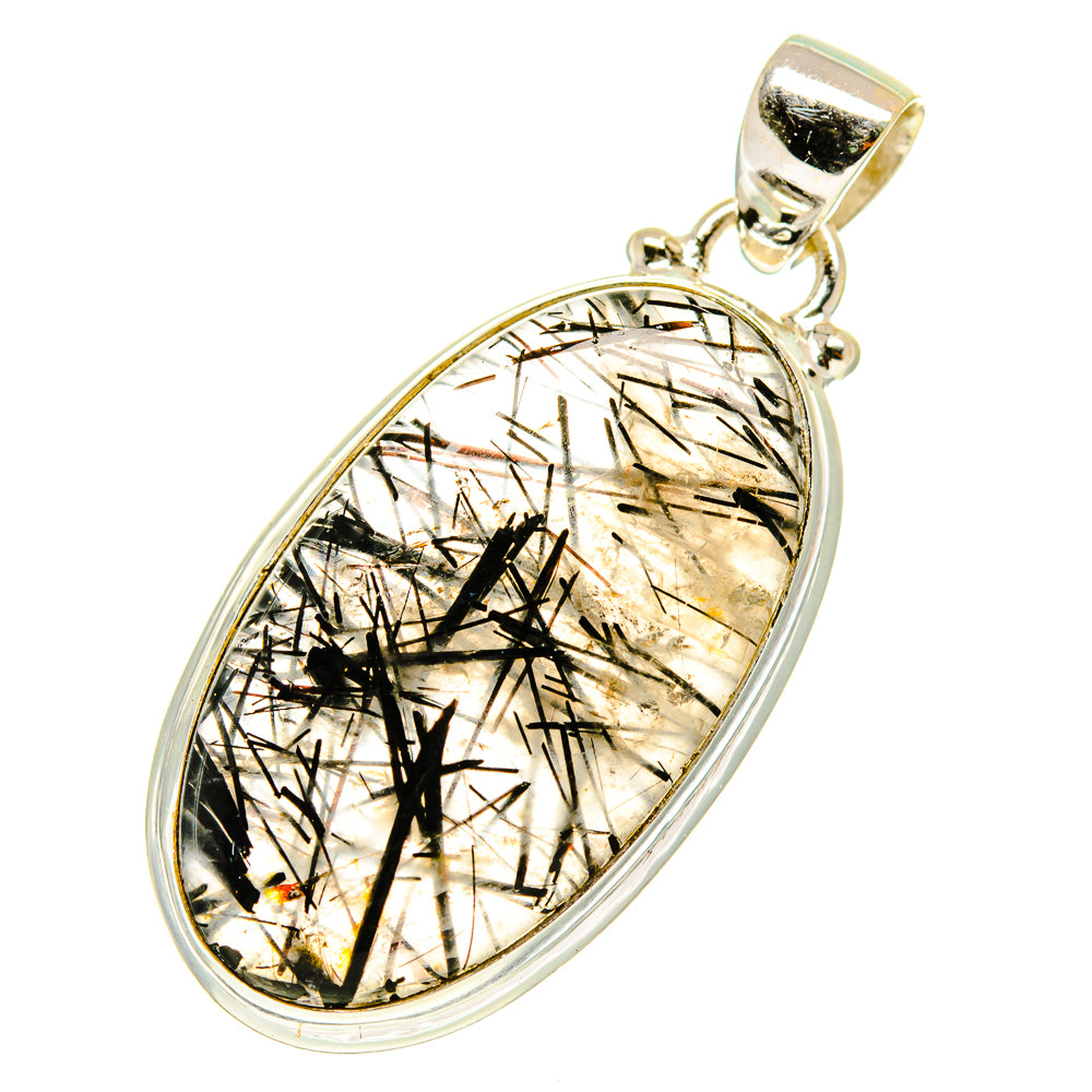 Tourmalinated Quartz Pendants handcrafted by Ana Silver Co - PD3249