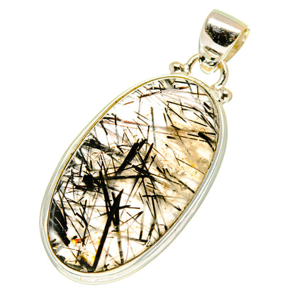 Tourmalinated Quartz Pendants handcrafted by Ana Silver Co - PD3249