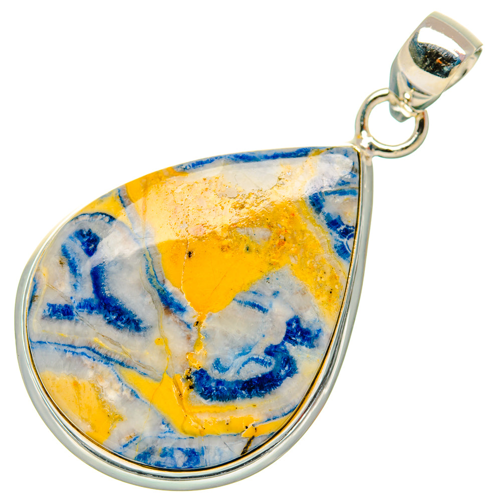 Blue Scheelite Pendants handcrafted by Ana Silver Co - PD32497 - Photo 2