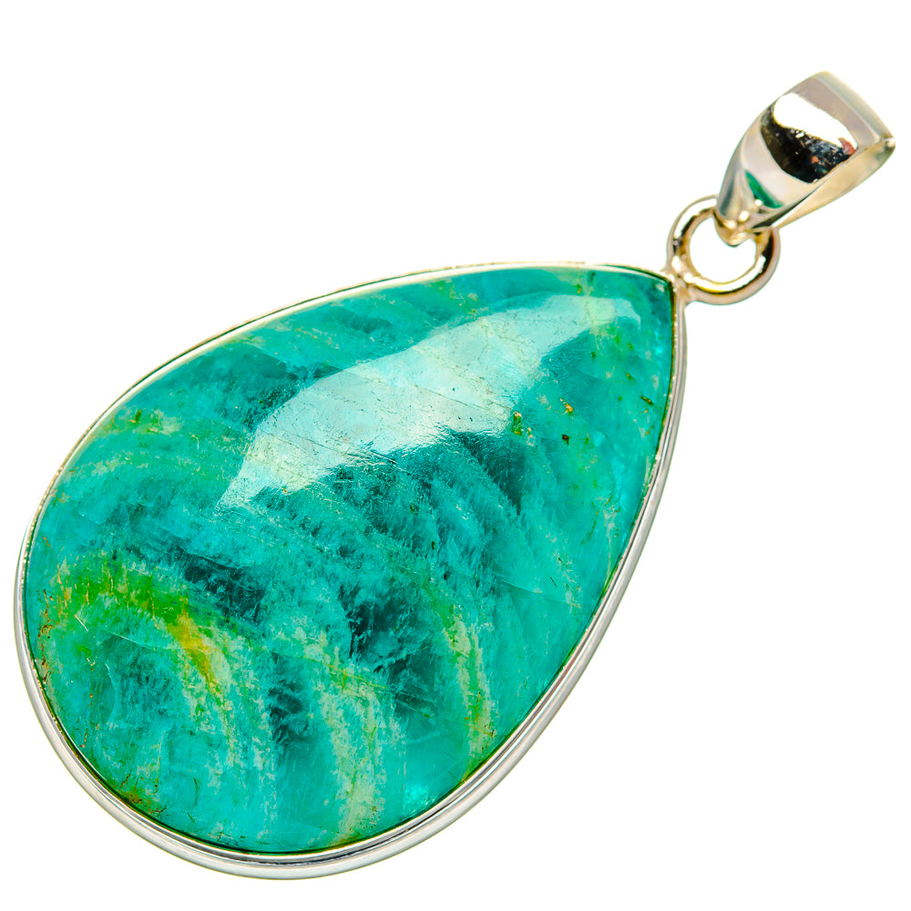 Amazonite Pendants handcrafted by Ana Silver Co - PD32499 - Photo 2