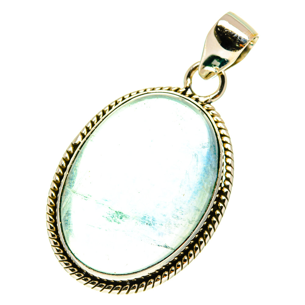 Blue Fluorite Pendants handcrafted by Ana Silver Co - PD3250