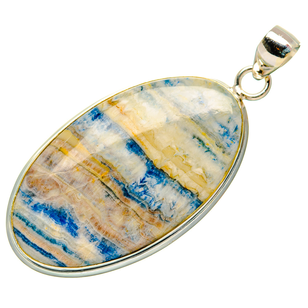 Blue Scheelite Pendants handcrafted by Ana Silver Co - PD32501 - Photo 2