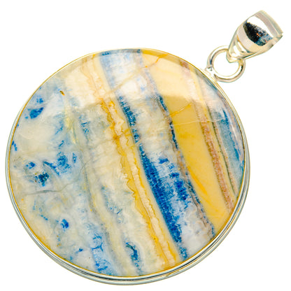 Blue Scheelite Pendants handcrafted by Ana Silver Co - PD32503 - Photo 2