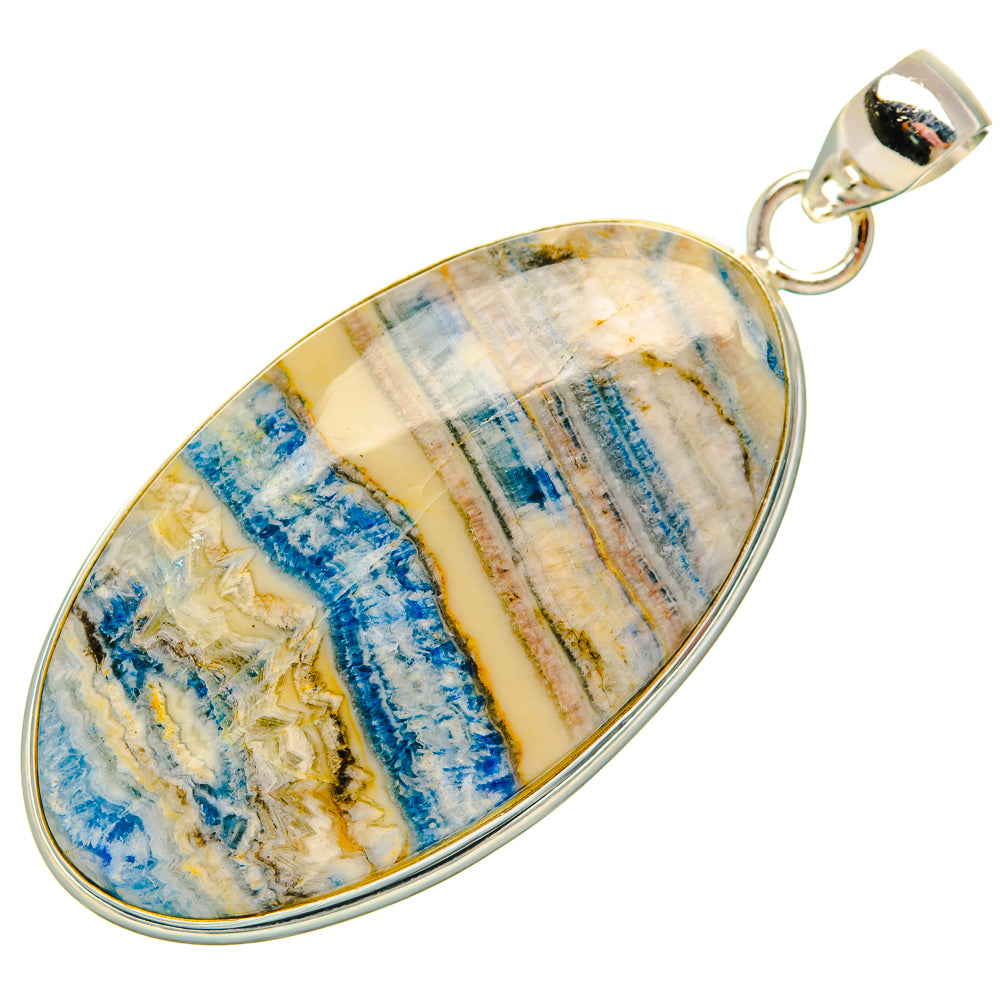 Blue Scheelite Pendants handcrafted by Ana Silver Co - PD32507 - Photo 2