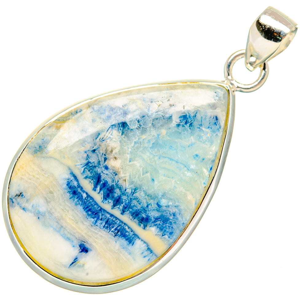 Blue Scheelite Pendants handcrafted by Ana Silver Co - PD32523 - Photo 2