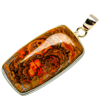 Moroccan Agate Pendants handcrafted by Ana Silver Co - PD32524 - Photo 2