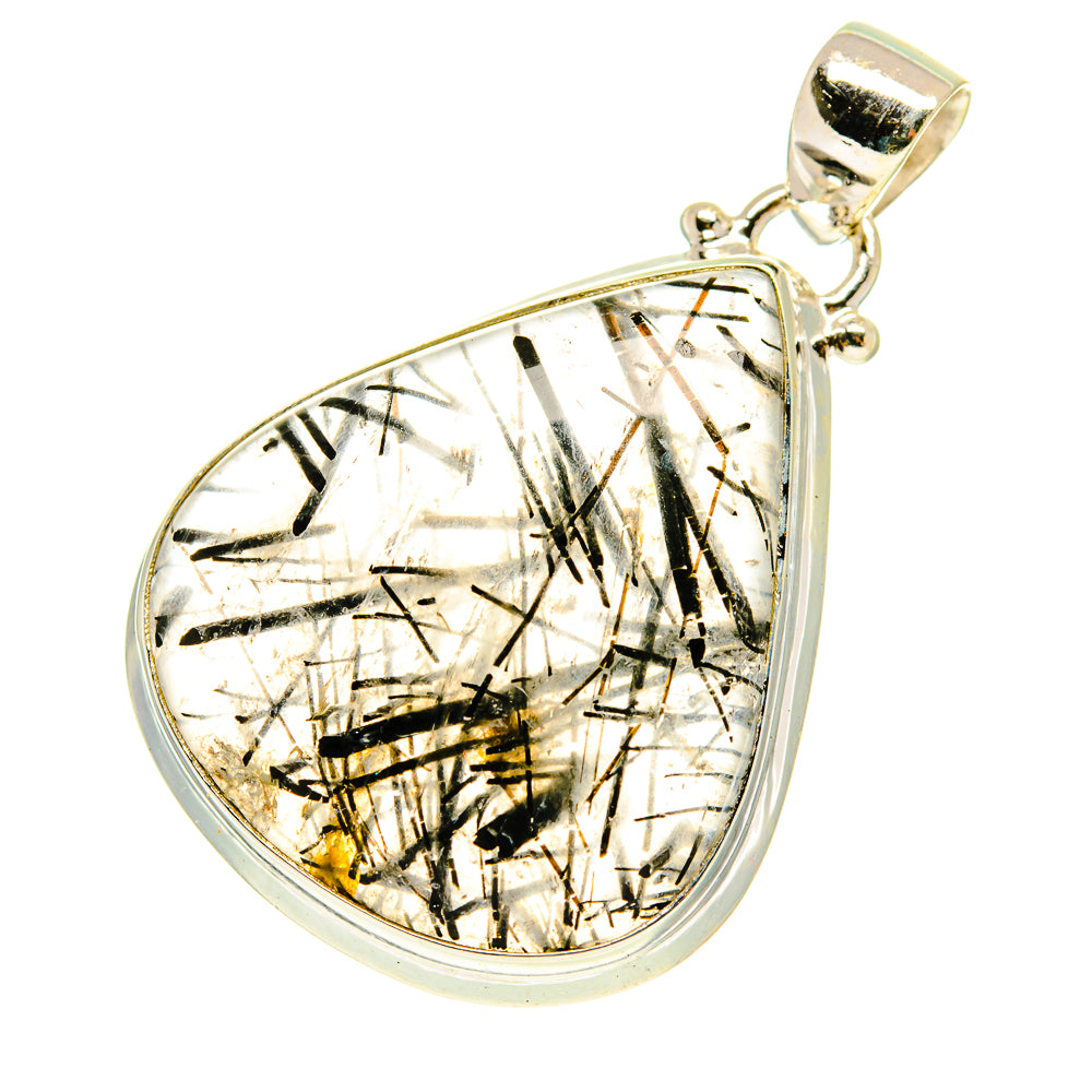 Tourmalinated Quartz Pendants handcrafted by Ana Silver Co - PD3254