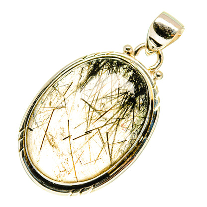Tourmalinated Quartz Pendants handcrafted by Ana Silver Co - PD3255