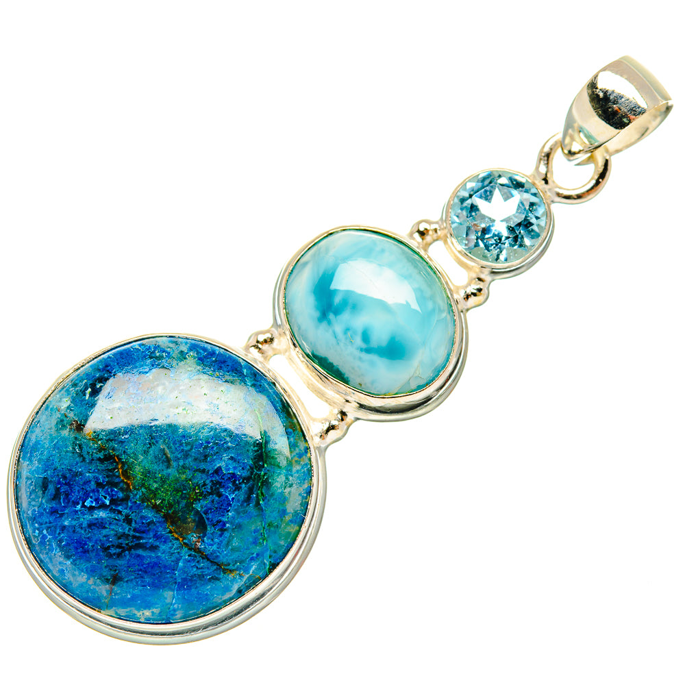 Apatite Pendants handcrafted by Ana Silver Co - PD32553 - Photo 2