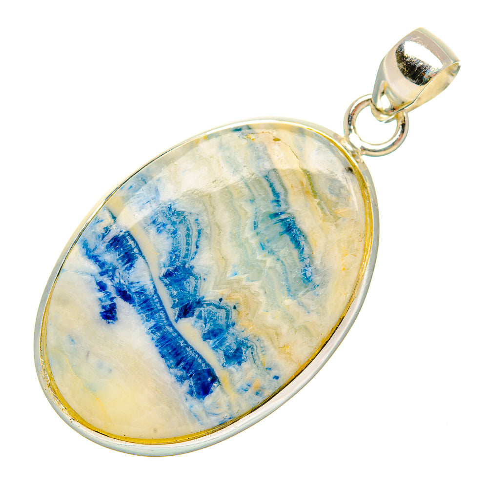 Blue Scheelite Pendants handcrafted by Ana Silver Co - PD32554 - Photo 2