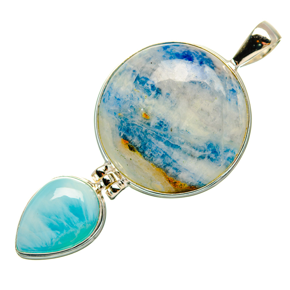 Blue Scheelite Pendants handcrafted by Ana Silver Co - PD32560 - Photo 2
