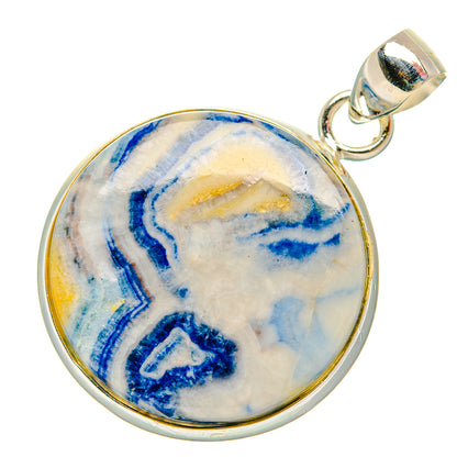 Blue Scheelite Pendants handcrafted by Ana Silver Co - PD32563 - Photo 2