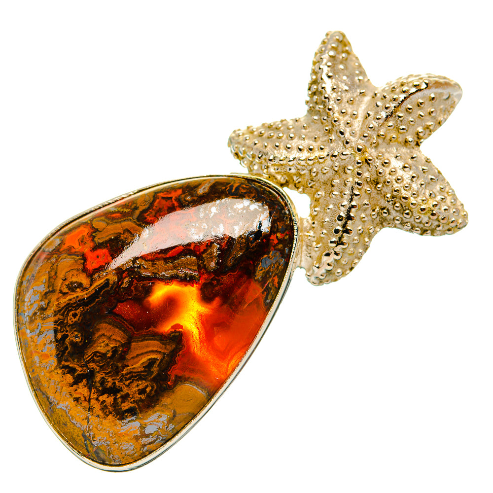 Moroccan Agate Pendants handcrafted by Ana Silver Co - PD32565 - Photo 2