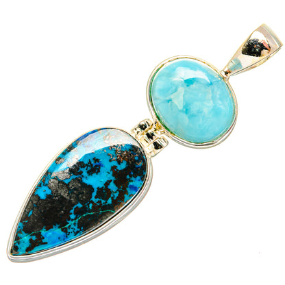 Shattuckite Pendants handcrafted by Ana Silver Co - PD32568 - Photo 2