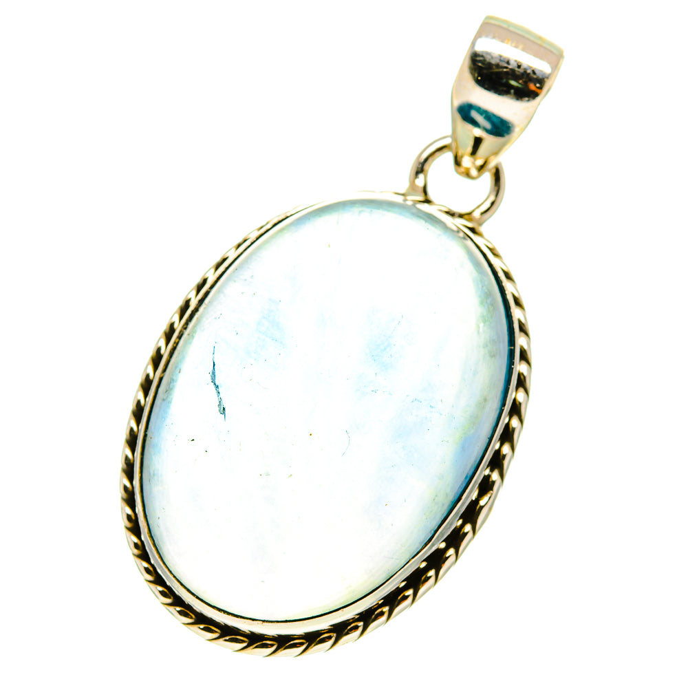 Blue Fluorite Pendants handcrafted by Ana Silver Co - PD3257