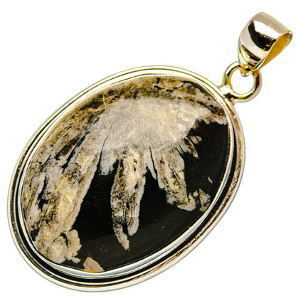 Chrysanthemum Stone Pendants handcrafted by Ana Silver Co - PD32572 - Photo 2