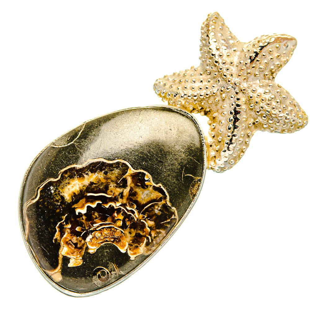 Turritella Agate Pendants handcrafted by Ana Silver Co - PD32574 - Photo 2