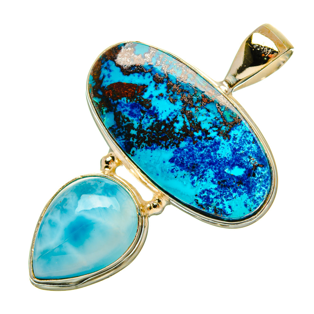 Shattuckite Pendants handcrafted by Ana Silver Co - PD32575 - Photo 2