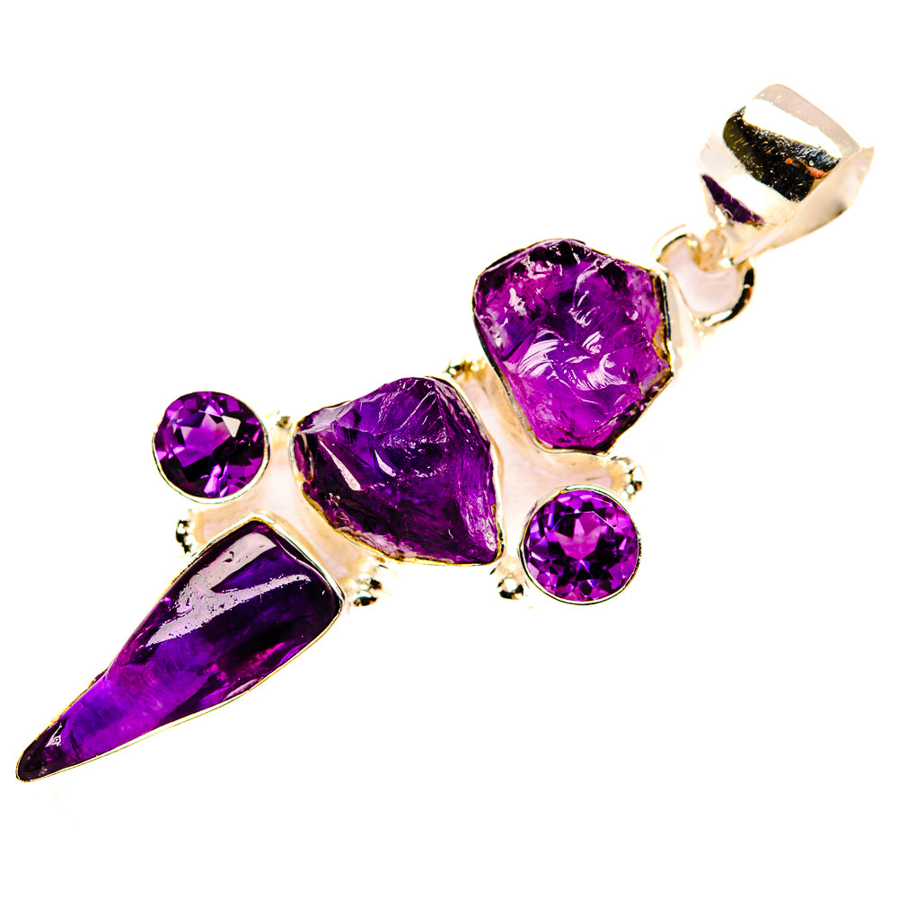 Amethyst Pendants handcrafted by Ana Silver Co - PD32582 - Photo 2