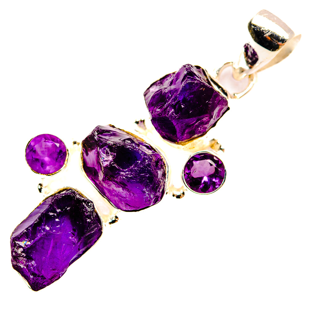 Amethyst Pendants handcrafted by Ana Silver Co - PD32583 - Photo 2