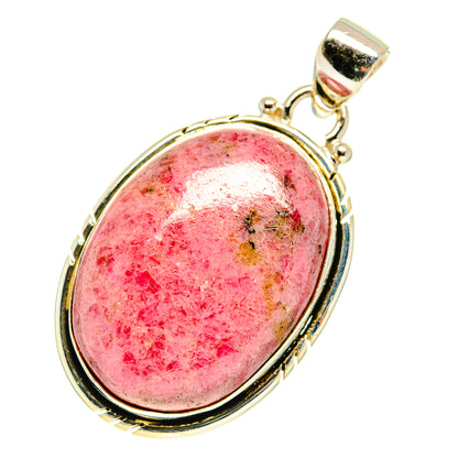 Rhodonite Pendants handcrafted by Ana Silver Co - PD3259