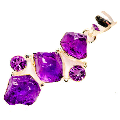 Amethyst Pendants handcrafted by Ana Silver Co - PD32623 - Photo 2