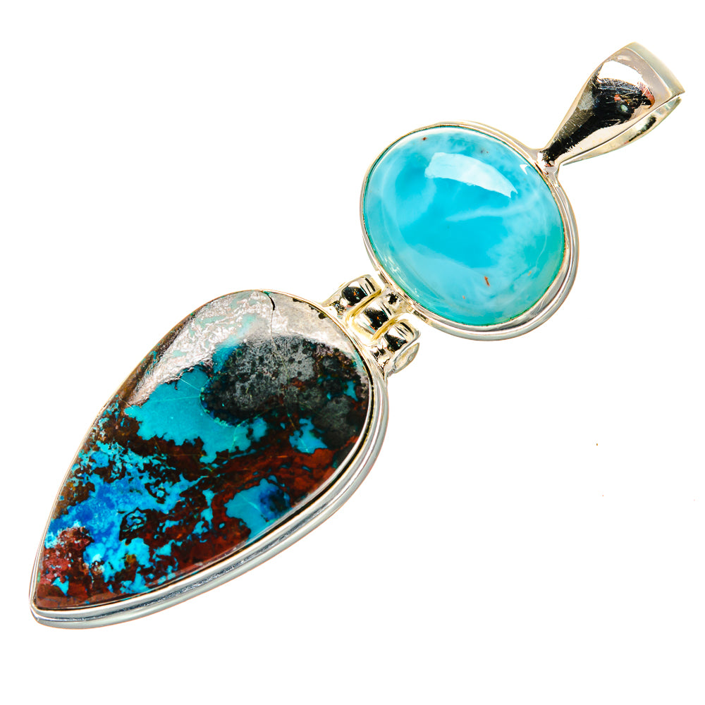 Shattuckite Pendants handcrafted by Ana Silver Co - PD32641 - Photo 2