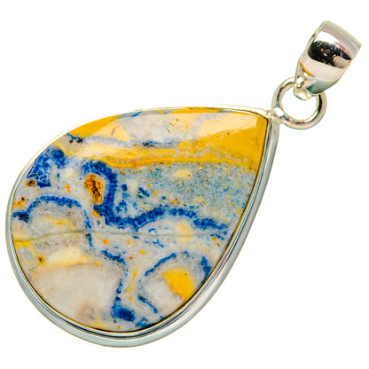 Blue Scheelite Pendants handcrafted by Ana Silver Co - PD32642 - Photo 2
