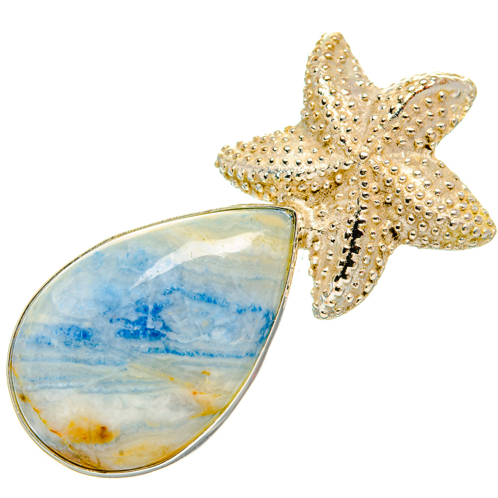 Blue Scheelite Pendants handcrafted by Ana Silver Co - PD32652 - Photo 2