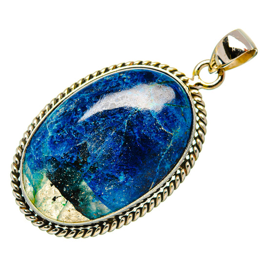 Azurite Pendants handcrafted by Ana Silver Co - PD32654 - Photo 2