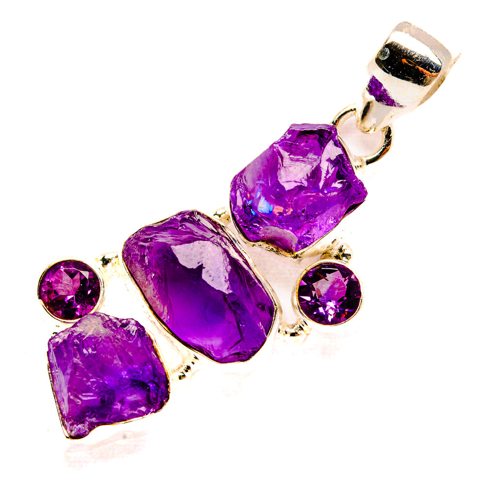 Amethyst Pendants handcrafted by Ana Silver Co - PD32684 - Photo 2