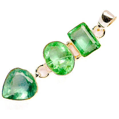 Green Fluorite Pendants handcrafted by Ana Silver Co - PD32688 - Photo 2