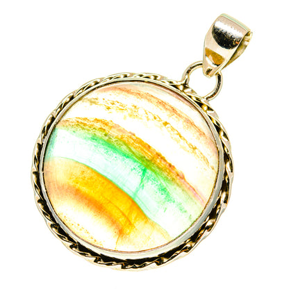 Green Fluorite Pendants handcrafted by Ana Silver Co - PD3270