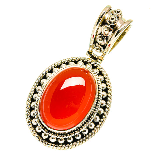 Red Onyx Pendants handcrafted by Ana Silver Co - PD3274