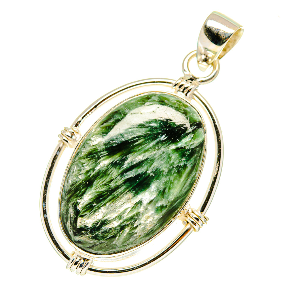 Seraphinite Pendants handcrafted by Ana Silver Co - PD3275