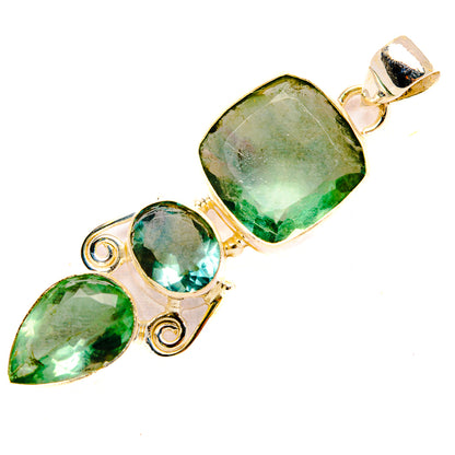 Green Fluorite Pendants handcrafted by Ana Silver Co - PD32751 - Photo 2