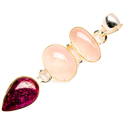 Ruby Fuchsite Pendants handcrafted by Ana Silver Co - PD32759 - Photo 2