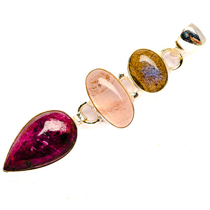 Russian Eudialyte Pendants handcrafted by Ana Silver Co - PD32770 - Photo 2