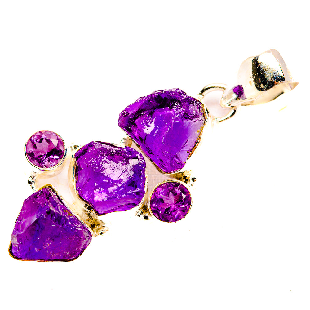 Amethyst Pendants handcrafted by Ana Silver Co - PD32771 - Photo 2