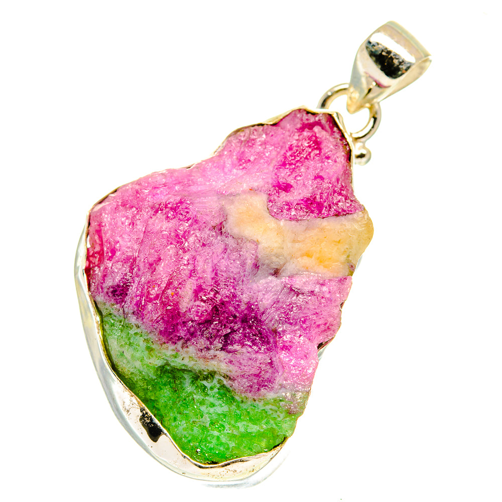 Ruby Zoisite Pendants handcrafted by Ana Silver Co - PD3280