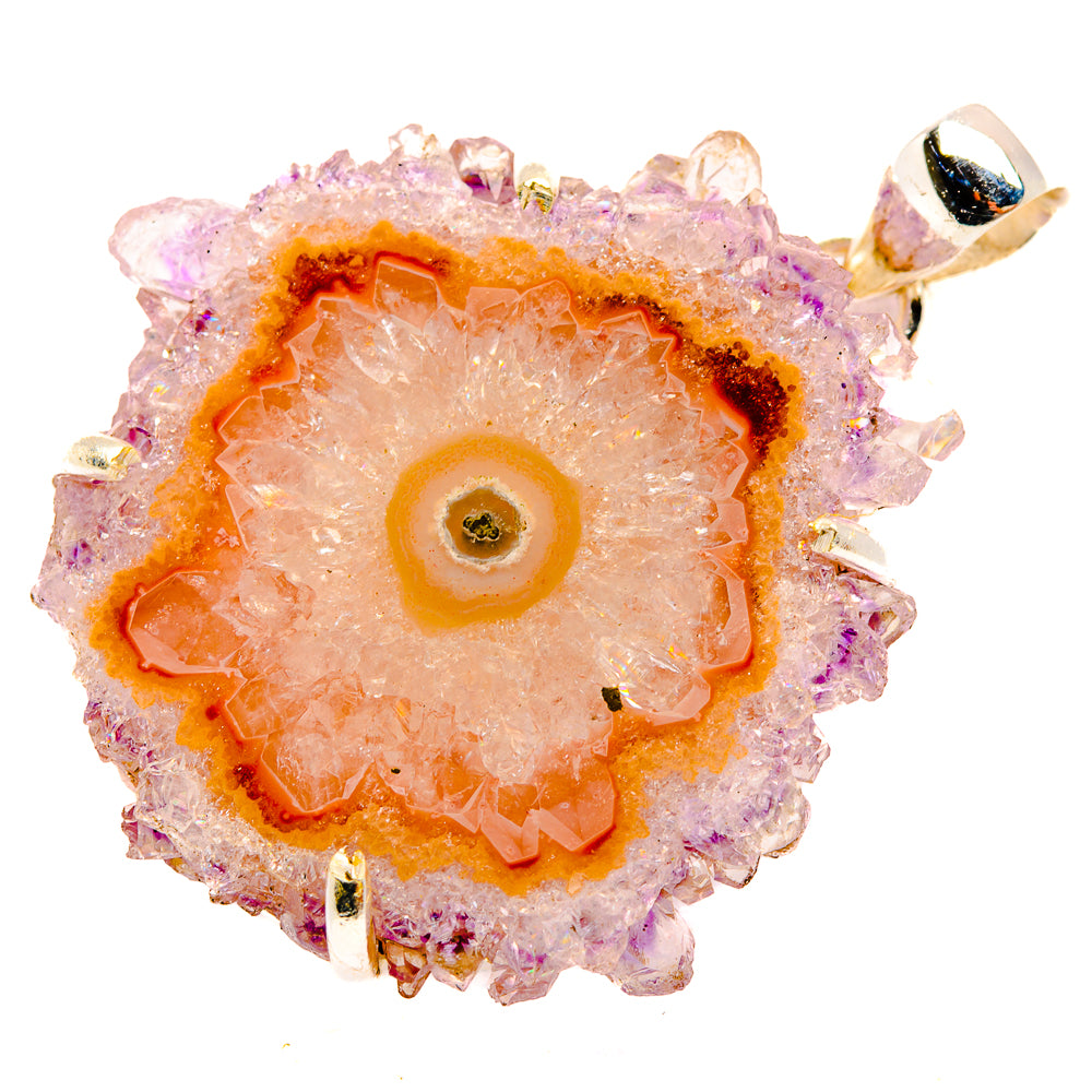 Amethyst Stalactite Pendants handcrafted by Ana Silver Co - PD32804 - Photo 2