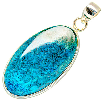 Chrysocolla Pendants handcrafted by Ana Silver Co - PD32816 - Photo 2